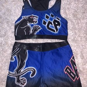 One of a kind Panthers practice wear